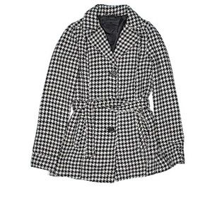 Jou Jou Houndstooth Coat Size Mediun